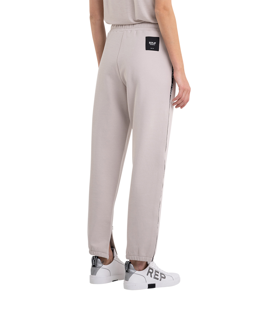 Essential ボンディッドヘビーピケコットンフリースパンツ 詳細画像 アイボリー 2